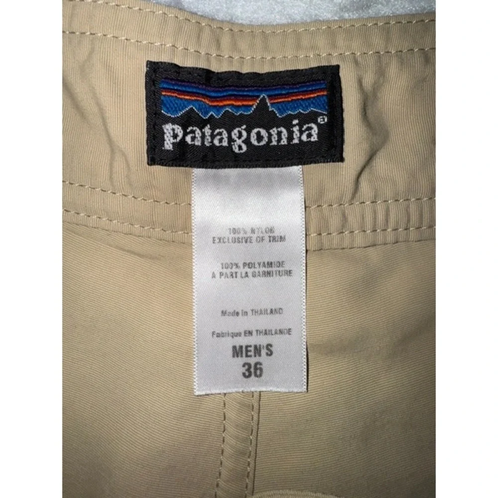 Patagonia Hiking Outdoors Trekking Trek Pants Mens 36 x 32 Nylon Drawstring